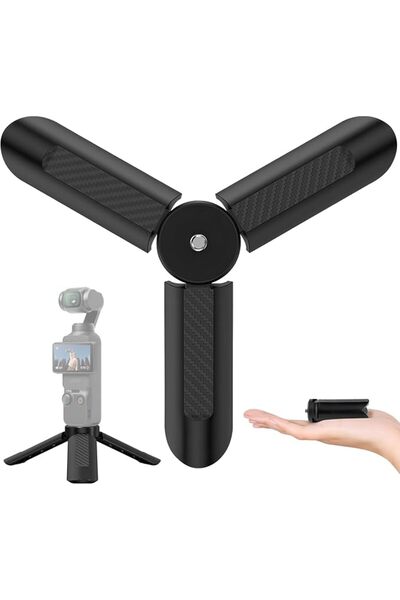GENERAL حامل ثلاثي القوائم صغير لـ DJI OSMO Pocket 4/3، حامل محمول لـ Insta36...