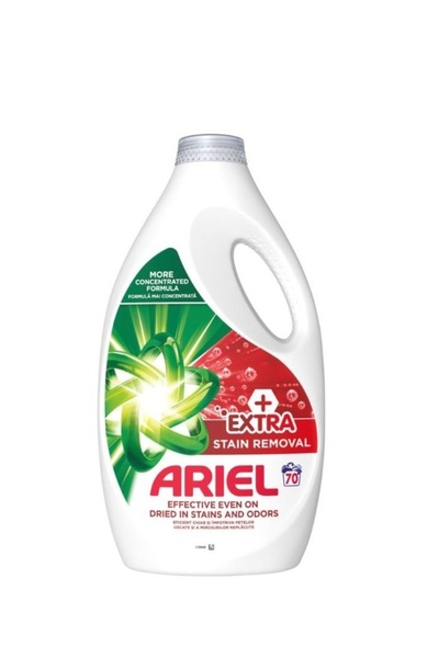 Ariel Detergent lichid de rufe cu acțiune suplimentară împotriva petelor, 70 ...