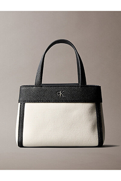 Calvin Klein Cotton Canvas Mini Tote Bag