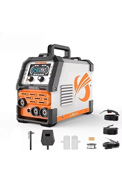 GENERAL 140A MIG Welder, MIGVAN 220V Flux Core MIG/Stick/Lift TIG 3 in 1 Weld...