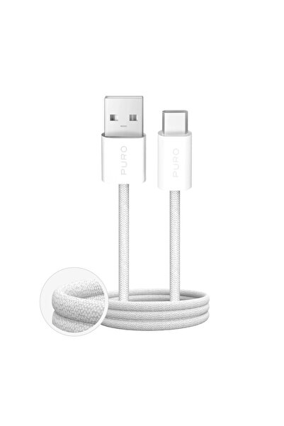 Puro Cablu USB-A la USB-C 10W 1.5M Împletit Pentru Telefoane Tablete