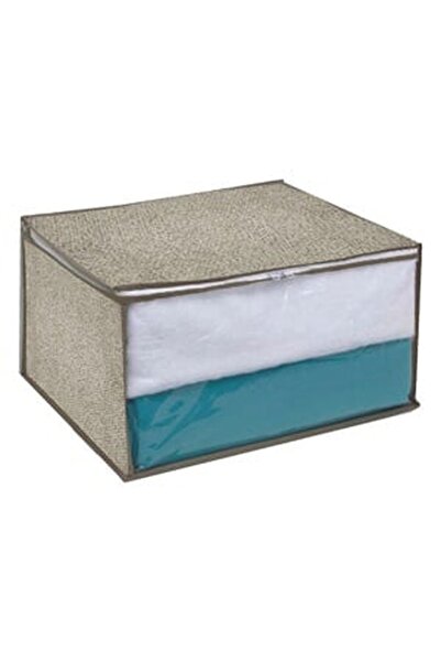 CBD CORAL BEST DEALS Husa Bej cu Fermoar pentru Haine & Pilote 60x50x35cm