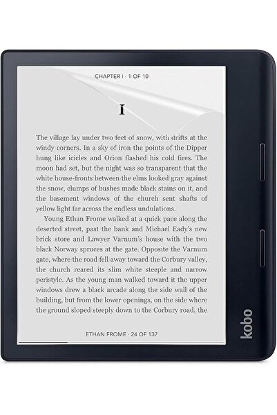 GENERAL عبوة من قطعتين متوافقة مع واقيات شاشة KOBO Sage مقاس 8 بوصات، طبقة وا...