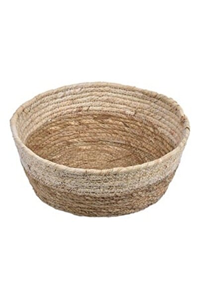 CBD CORAL BEST DEALS Cos de Depozitare Bej Maro din Material Ø26x10.5cm