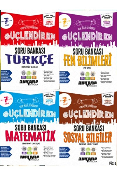 Ankara Yayıncılık 7.SINIF GÜÇLENDİREN YENİ BAĞLAM TEMELLİ SORU BANKASI SET (T...