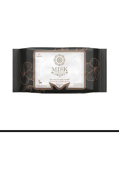misk intimate wet wipes with black 20PCS