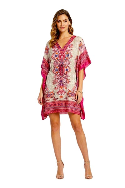 Generic Brand Women's Elegant Kaftan Maxi dress Short