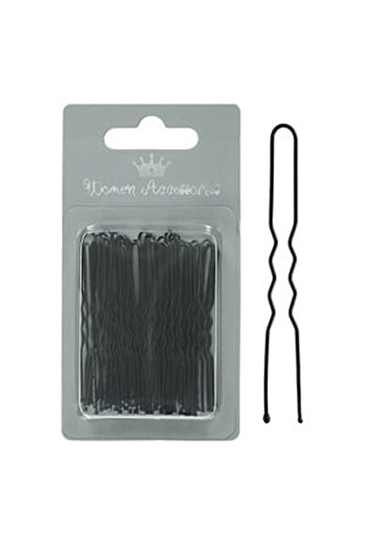 CBD CORAL BEST DEALS Agrafe de Par 6cm - 40buc, Negru