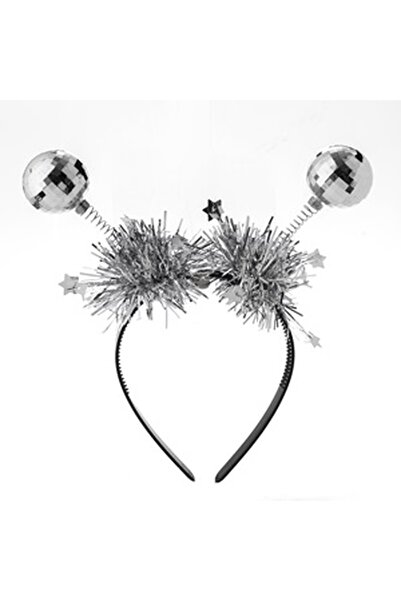 CBD CORAL BEST DEALS Bentita Deghizare Disco Ball cu Beteala Argintie & Stele