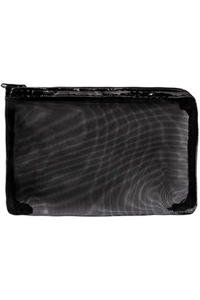 CBD CORAL BEST DEALS Portofel Negru din Plasa 19x13cm, PVC