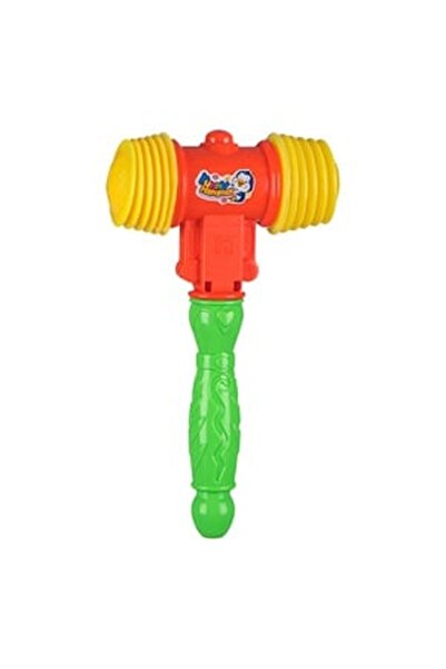 CBD CORAL BEST DEALS Jucarie de Petrecere Ciocan Colorat cu Fluier 27cm, Plastic
