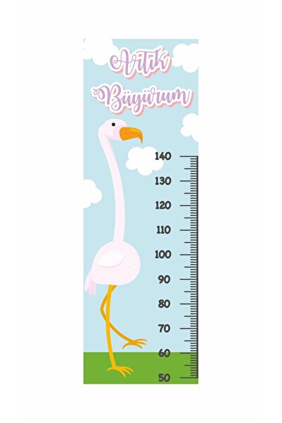 Gokco Children's Room Height Chart Stork Theme Self-Adhesive Foil