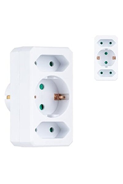 CBD CORAL BEST DEALS Triplu cu 3 Prize cu Siguranta pentru Copii 3680W