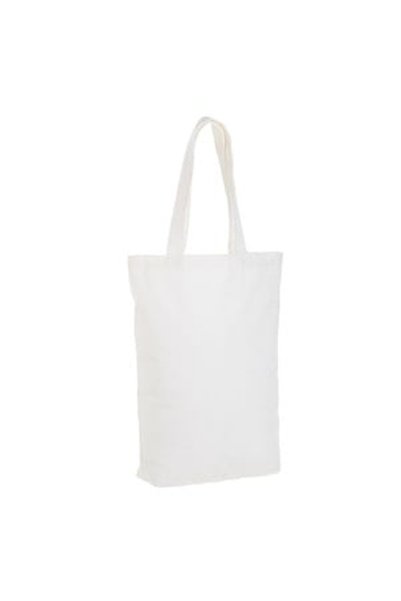 CBD CORAL BEST DEALS Sacosa Textila Alba 35x10x42cm