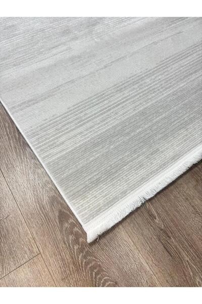Açık Gri %100 Akrilik Orta kalınlık Salon Oturma Odası Mutfak Koridor Halısı
