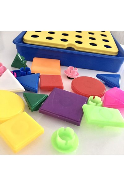 Redka/KumToys Eğitici Oyuncak Şekil Buton Oyunu