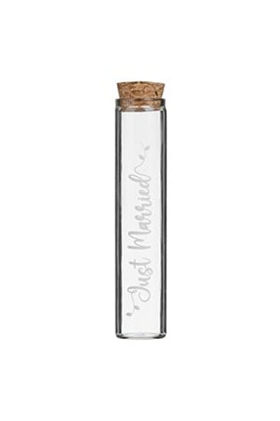 CBD CORAL BEST DEALS Sticla Transparenta de Nunta cu Dop "Just Married" Ø2x10...