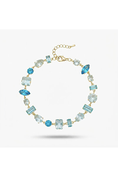 h&b design jewel Gold Blue Stone Bracelet