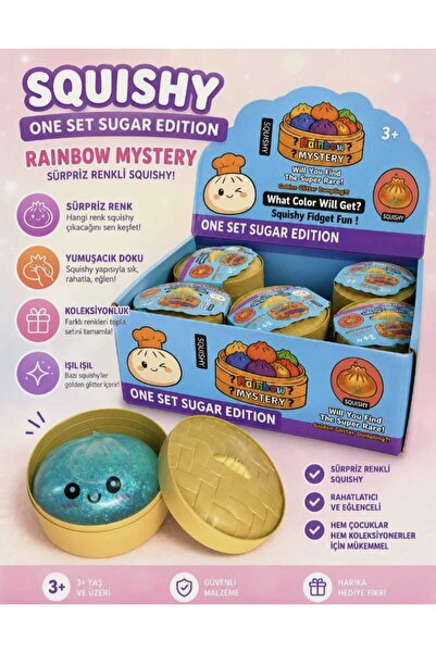 vittuc 2 Adet Büyük Boy Çin Mantısı Squishy – Yumuşacık Sürpriz Renkli Stres ...