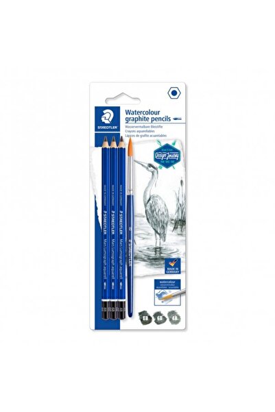 Staedtler Set de creioane grafit Aquarel 100A SBK4
