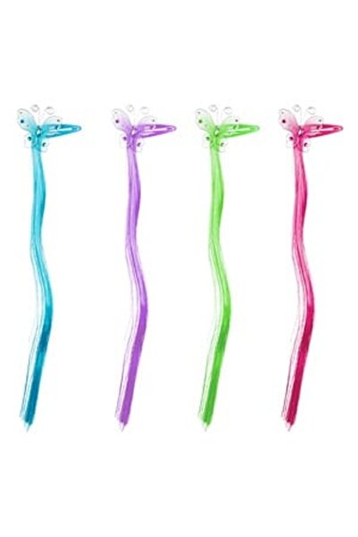 CBD CORAL BEST DEALS Clame de Par pentru Copii Fluturi Color cu Suvite de Par...
