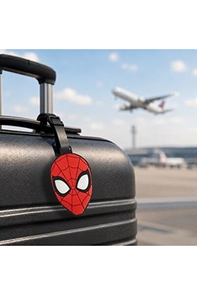 CBD CORAL BEST DEALS Eticheta pentru Bagaj Spiderman 7x10cm, Silicon