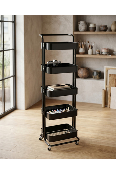 PLUS13 Multi-Purpose Metal Organizing and Moving Cart