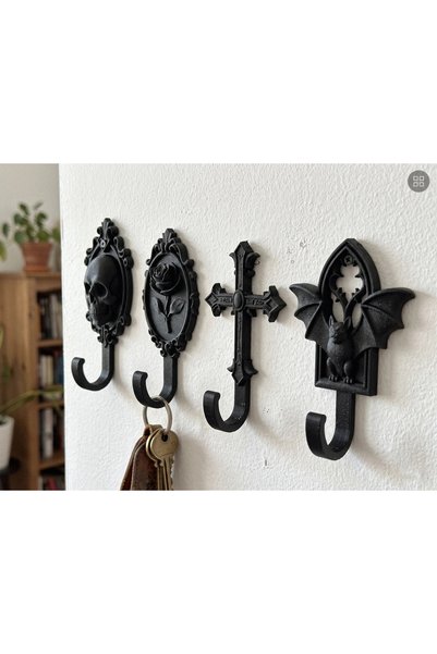 SZD Design Cadılar Bayramı Halloween Gotik Duvar Ve Anahtar Askılığı Dekorati...