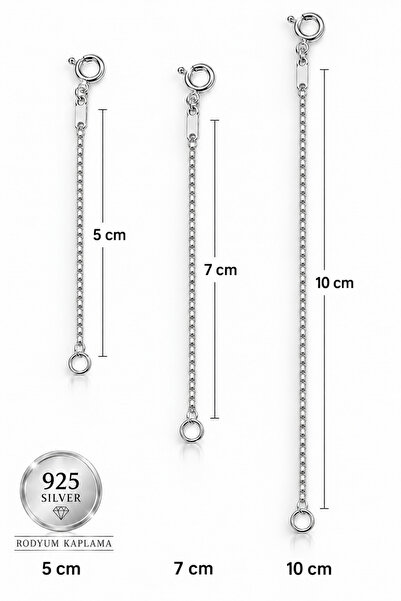 Bilsen Store Tamamı 925 Ayar Gümüş Kolye Bileklik Halhal Şahmeran için uygund...