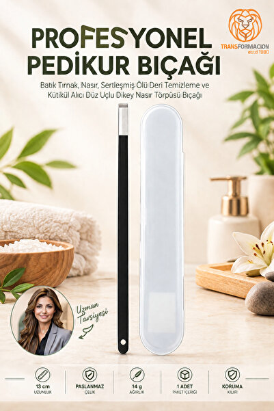 Transformacion Pedikür Bıçağı Profesyonel - Batık Tırnak, Nasır, Sertleşmiş Ö...
