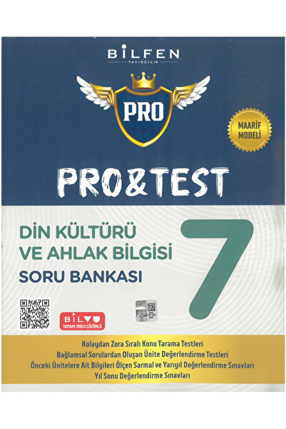 Bilfen Yayıncılık 7.Sınıf Pro&Test Din Kültürü Soru Bankası Maarif Model