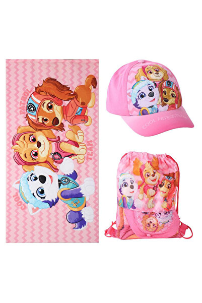 PAW PATROL Καλοκαιρινό Σετ Τσάντας/Πετσέτας/Καπέλου