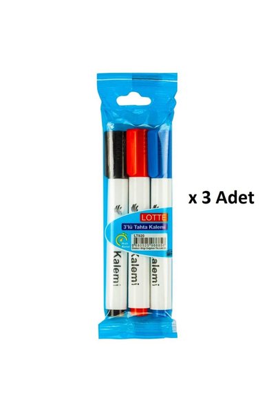 Genel Markalar Tahta Kalemi 3'lü Set x 3 Adet