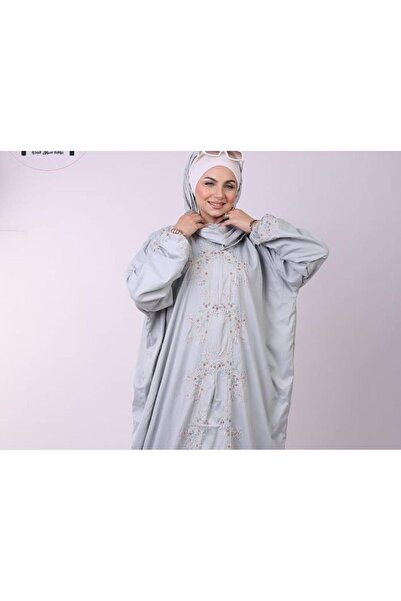 Brides شرشف صلاه قطن مطرز - سحاب -مقاس واحد متعدد الالوان