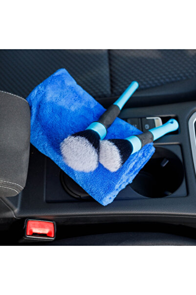 GlossCar Set detailing auto GlossCar, 2 pensule PBT/par de mistret, prosop mi...