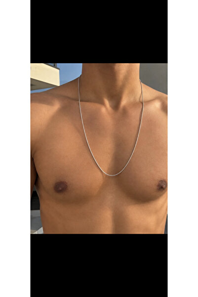 Xuping1 Silver Minimal İtalyan Zincir Kolye – Unisex