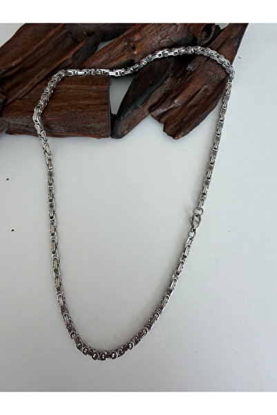Rupen Kraft Top segment casual steel king chain necklace 55 cm men's chain ne...