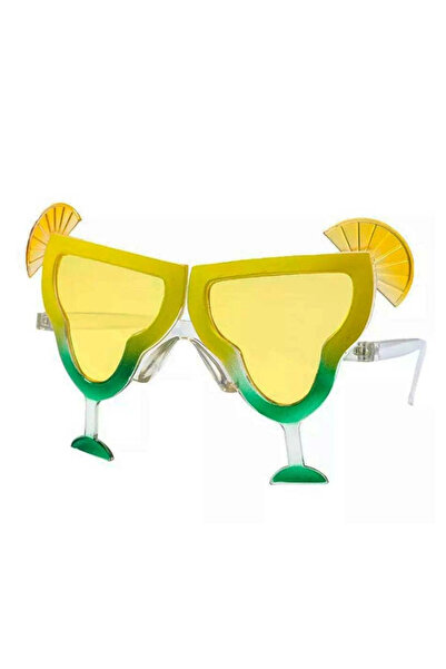 Livenda Margarita Party Glasses Yellow Color 16X8 cm