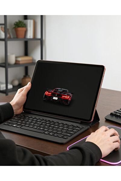 Azrlya Klavyeli Tablet Bilgisayar Seti Dokunmatik Kalem ve Kılıf Destekli