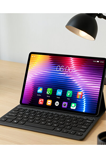 Azrlya Çok Amaçlı Android Tablet Seti Klavye Kalem ve Koruyucu Aksesuarlı