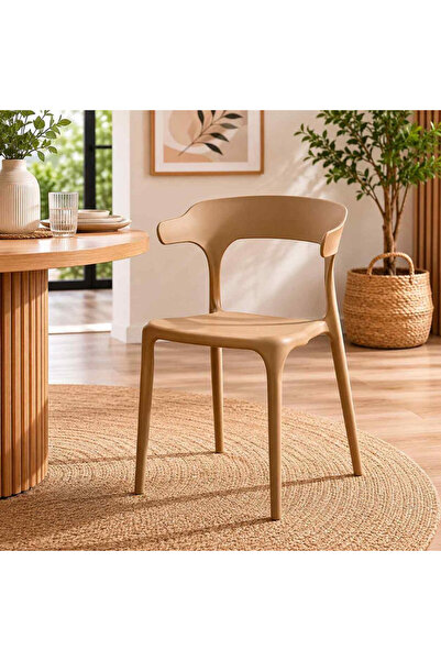 Palma homez كرسي بلاستك جملي 75×39×37 سم - كرسي مطبخ بلاستيك