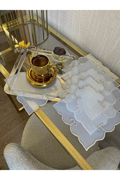 Rose Atelier Bursa Gümüş Sunum Peçetesi 6lı - Royal