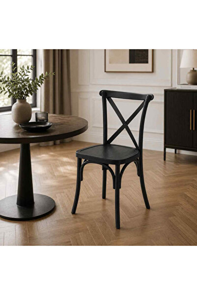 Palma homez Dark Coffee Chair 88X42X38 cm - Dining Table Chair