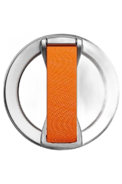Drip Circular Magnetic Mobile Phone Holder with Hand Grip and Soft Elastic Ba...