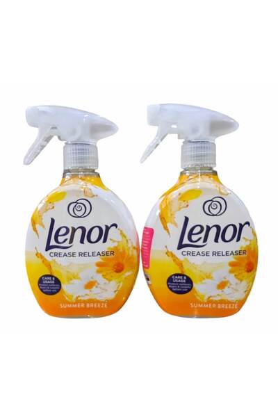 lenor Set 2 x Spray pentru rufe anti-șifonare 500 ml Briză de vară