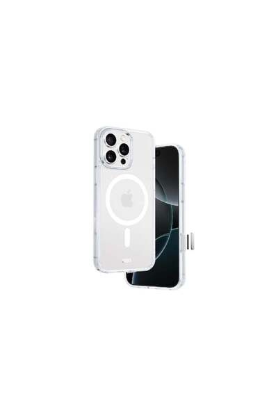 ArmorPro ارمور برو جراب حماية شفاف أبيض لهاتف iPhone 16 Pro بتقنية D3O ومواد ...