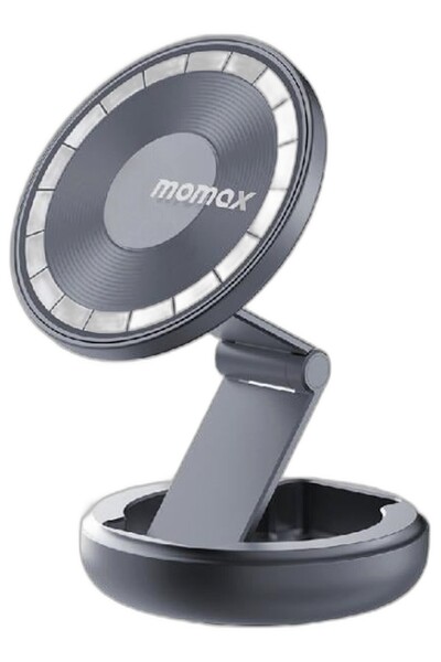 Momax موماكس ستاند Pac Mount Multi ماق سيف مغناطيسي رمادي للهاتف، حامل حائط ق...