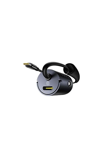 Baseus Besus Tinystar Mini Fast Car Charger 30W Built-In Usb-C Port and Integ...