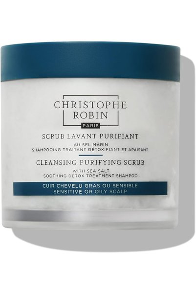 Christophe Robin Cleansing Purifying Scrub with Sea Salt for Oily and Itchy S...