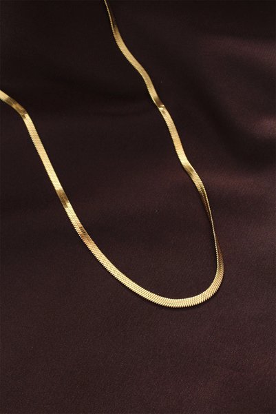 Livenda 316L Steel Color 60 cm Italian Chain Necklace Tj-Bko6230